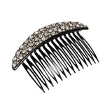 Black and Crystal Hair Comb