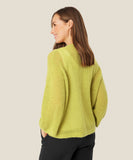 Lime Loose Weave Summer Knit