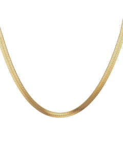 Gold Snake Flat Chain