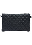 Small Black Quilted Crossbody